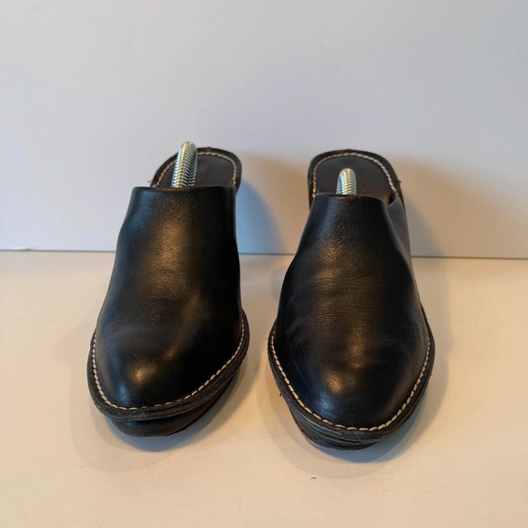 Donald J. Pliner Women Black Mules Business Heels US 8.5M - Picture 2 of 9